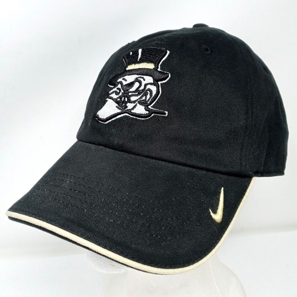 Nike Wake Forest Demon Deacons Adult Adjustable Strapback Hat Cap NCAA